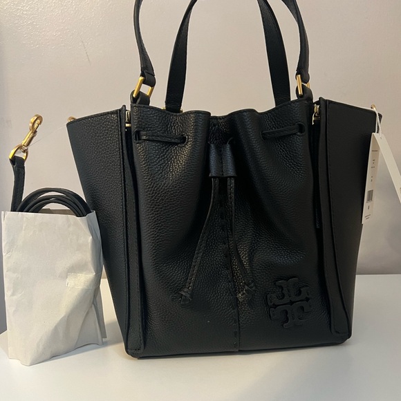 Tory Burch Black Leather Handbag - Picture 2 of 8